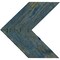 Ekena Millwork 15 3/4"W x 16"H x 3/4"D Vintage Farmhouse 5 1/2" Chevron, Barnwood Decor Collection, Driftwood Blue DECR15X16X075CHVBU - alternate 4